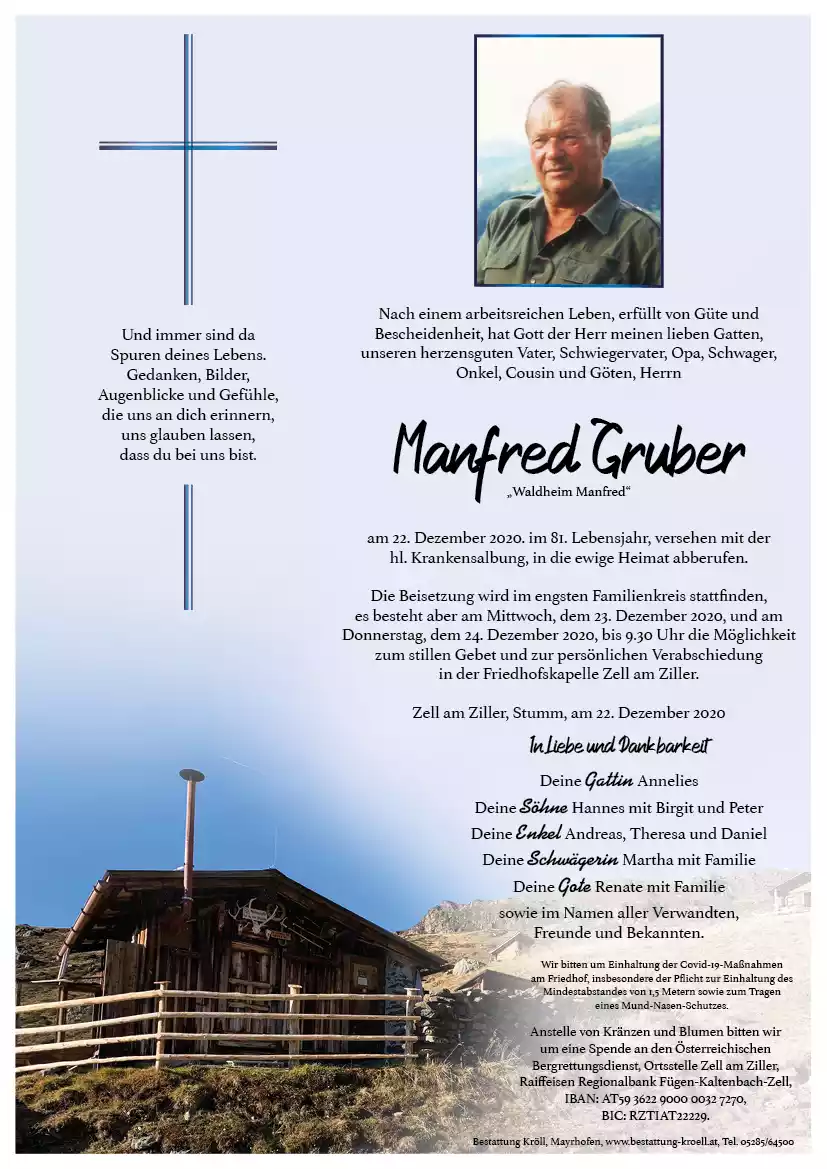 Parte von Manfred Gruber